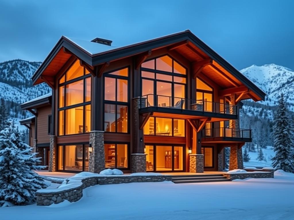 Luxury mountain home in Telluride Colorado